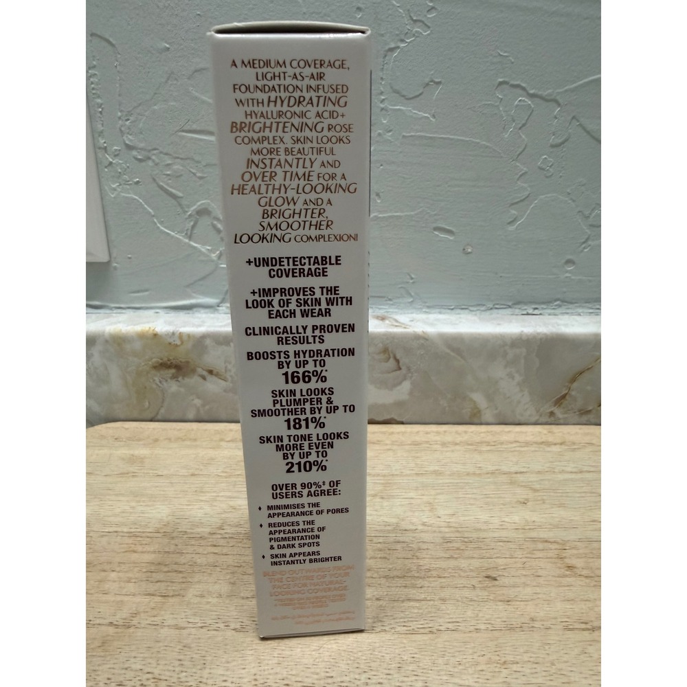 Charlotte Tilbury Beautiful Skin Foundation 3 Cool Froid 30ml 1oz New in Box - Picture 4 of 5